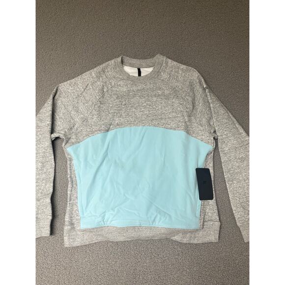 Fabletics Gray Go-To Crew Sweatshirt Special Edition womens small sweatshirt - Picture 1 of 6